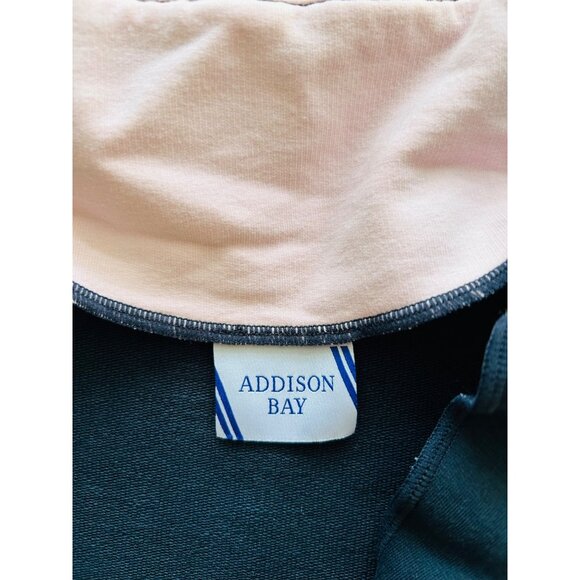 Addison Bay Women's Medium Varsity 1/4 Zip Pullover - Picture 11 of 12